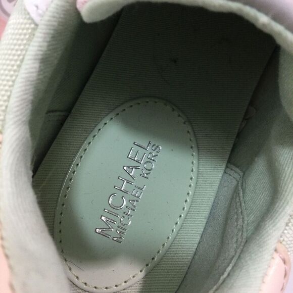 Michael Kors Womens Monroe Trainer Bae Canvas Suede Sneaker Shoes Multi Size 6.5 - Picture 13 of 15